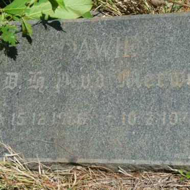 MERWE Dawie D J.?., v.d.  19?6-1975