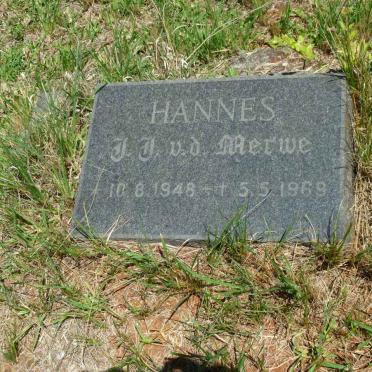 MERWE J.J., v.d. 1948-1969