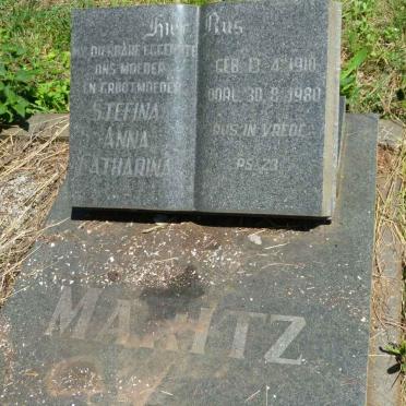 MARITZ Stefina Anna Catharina 1910-1980
