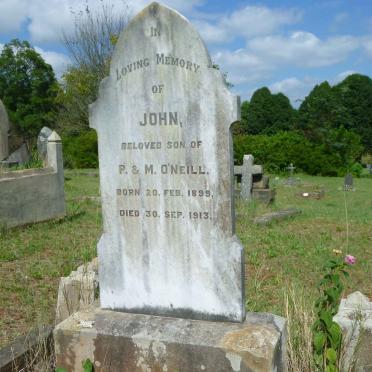 O’NEILL John 1895-1913