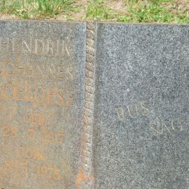 ROELOFSE Hendrik Johannes 1917-1975