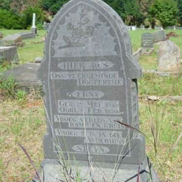 STEYN Erna 1949-1950