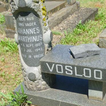 VOSLOO Johannes Marthinus 1887-1943