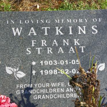 WATKINS Frank Straat 1903-1998