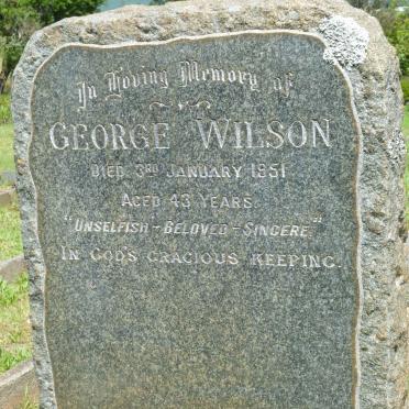 WILSON George -1951
