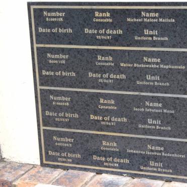 MAIFULA :: MAPHUMULO :: MNISI :: BADENHORST 