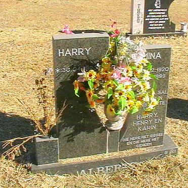 ALBERTS Harry 1920- &amp; Mina 1920-1999
