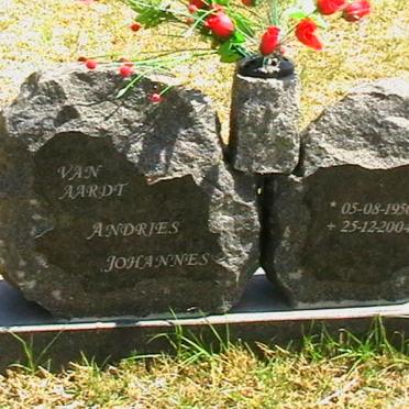 AARDT Andries Johannes, van 1950-2004