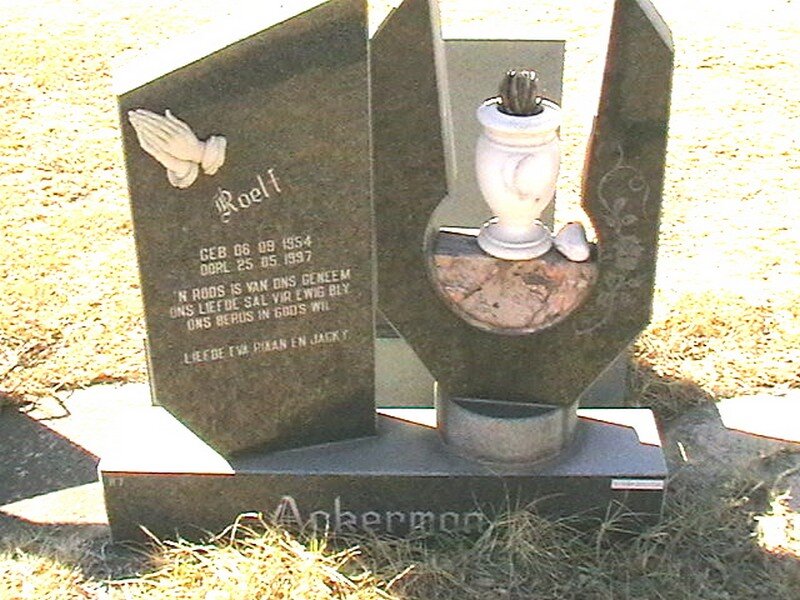 ACKERMAN Roelf 1954-1997