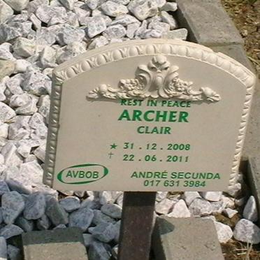 ARCHER Claire 2008-2011