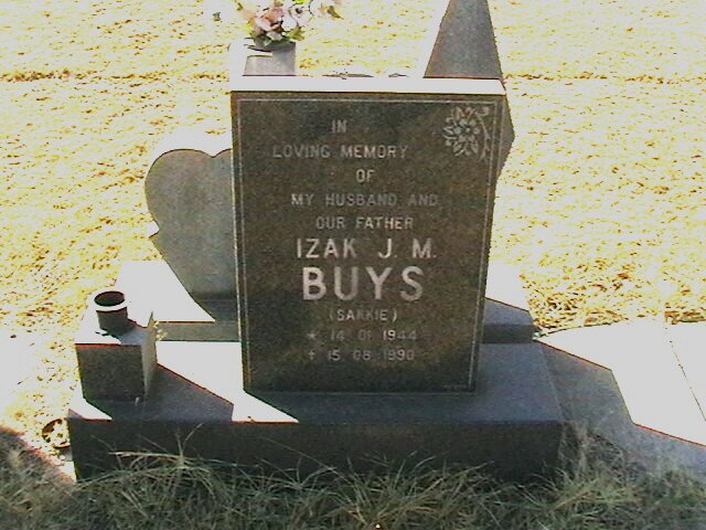 BUYS Izak J.M. 1944-1990