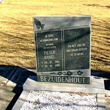 BEZUIDENHOUT Pieter Daniël 1951-1989