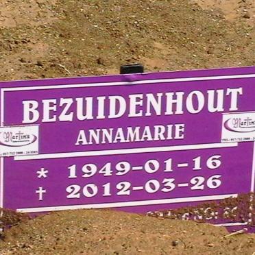 BEZUIDENHOUT Annamarie 1949-2012