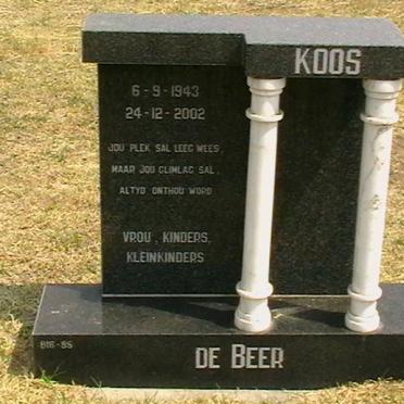 BEER Koos, de 1943-2002