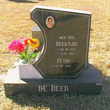BEER Beertjie, de 1955-1995 &amp; Petro 1960-