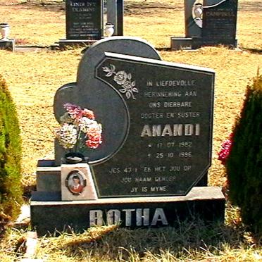 BOTHA Anandi 1982-1996