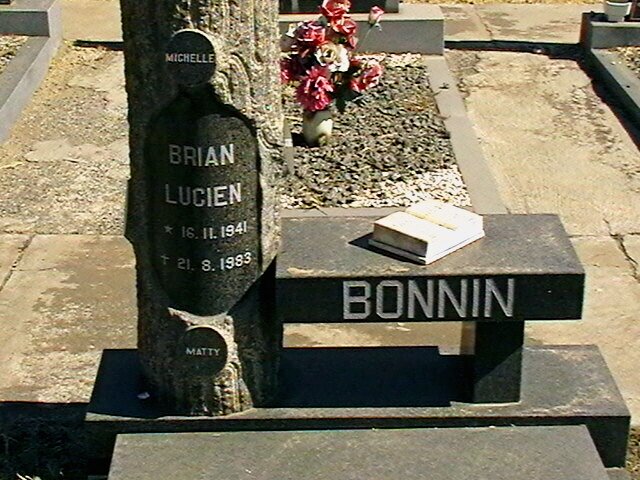 BONNIN Brian Lucien 1941-1983