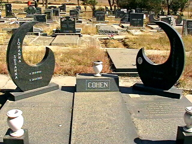 COHEN Johanna Susanna 1943-2003