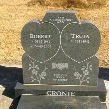 CRONJÉ Robert 1944-2009 &amp; Truia 1942-