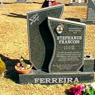FERREIRA Stephanus Francois 1956-2007