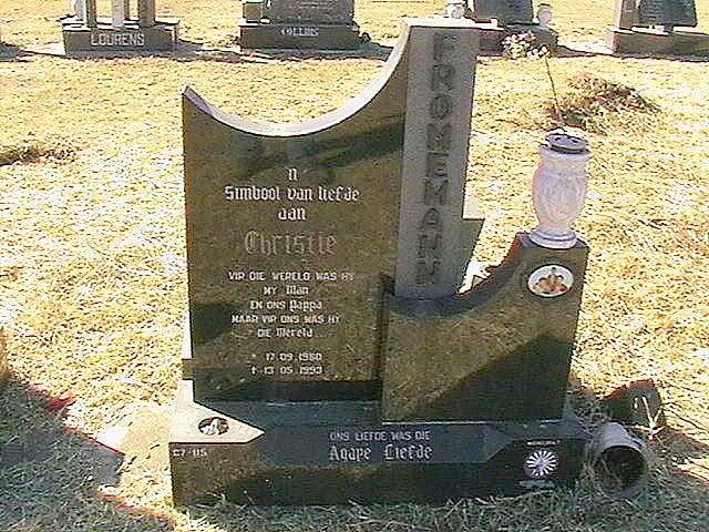 FRONEMANN Christie 1950-1993