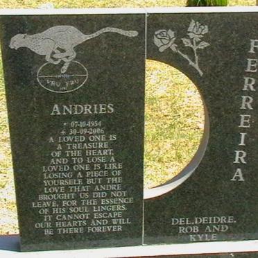 FERREIRA Andries 1954-2006