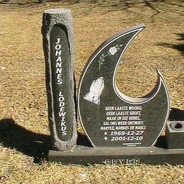 GEYER Johannes Lodewikus 1969-2001