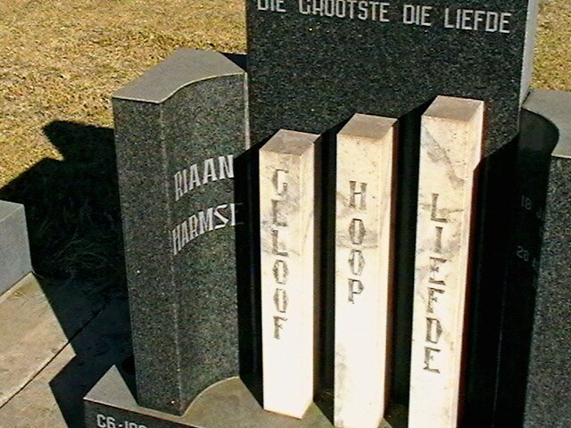 HARMSE Riaan 1965-1992