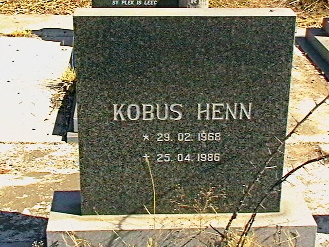 HENN Kobus 1968-1986