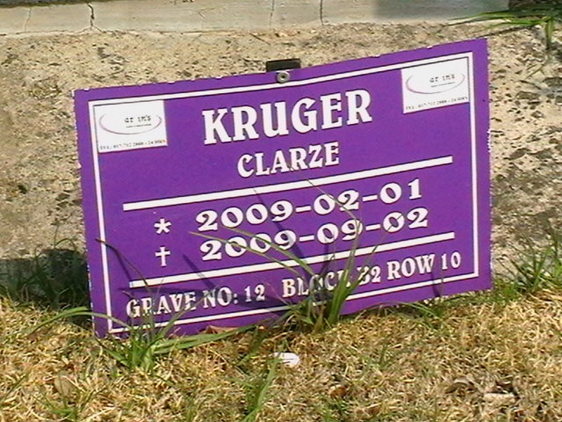 KRUGER Clarze 2009-2009