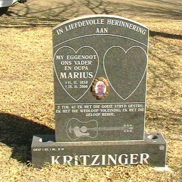 KRITZINGER Marius 1950-2006