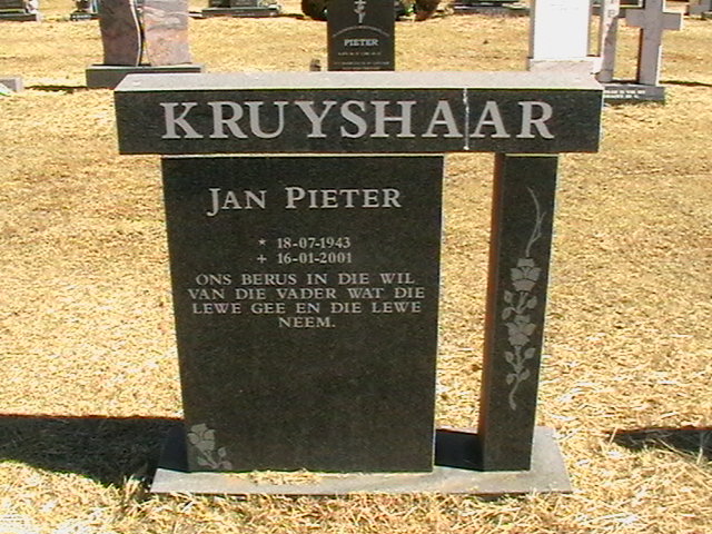 KRUYSHAAR Jan Pieter 1943-2001