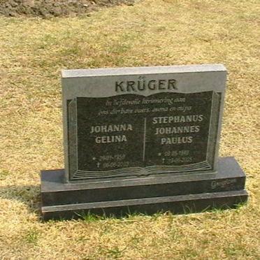 KRÜGER Stephanus Johannes Paulus 1943-2005 &amp; Johanna Gelina 1950-2003
