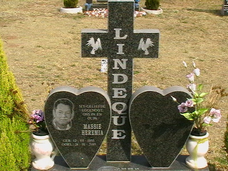 LINDEQUE Massie Heremia 1953-2010