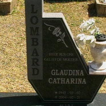 LOMBARD Glaudina Catharina 1943-2004