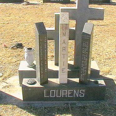 LOURENS Martie 1949-1994
