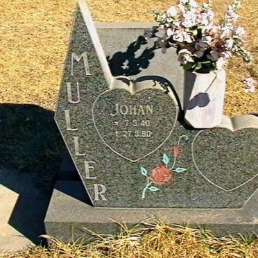 MULLER Johan 1940-1990
