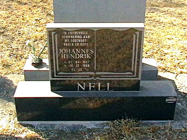 NELL Johannes Hendrik 1937-1998