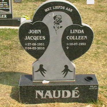NAUDÉ John Jacques 1951-2010 &amp; Linda Colleen 1953-