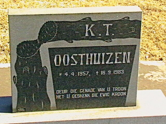 OOSTHUIZEN K.T. 1957-1983