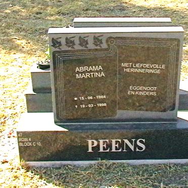 PEENS Abrama Martina 1964-1998