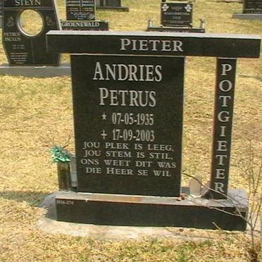 POTGIETER Andries Petrus 1935-2003