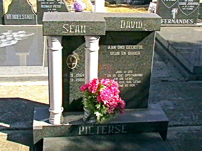 PIETERSE Séan David 1964-1986