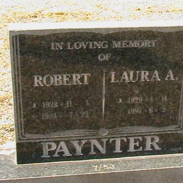 PAYNTER Robert 1928-1994 &amp; Laura A. 1929-1997