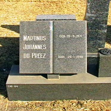 PREEZ Mathinus Johannes, du 1971-1998