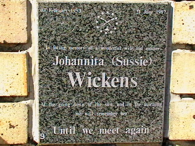 WICKENS Johannita 1953-1997