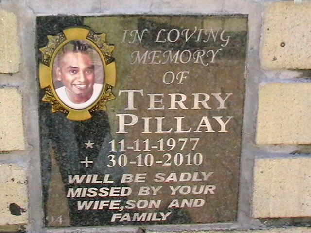 PILLAY Terry 1977-2010