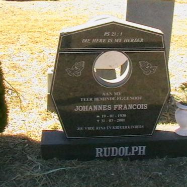 RUDOLPH Johannes Francois 1930-2001