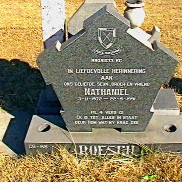ROESCH Nathaniël 1972-1991