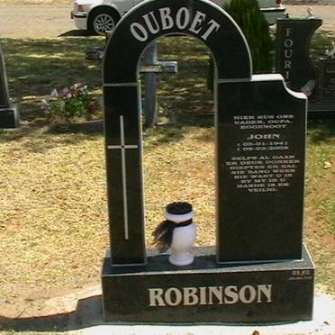 ROBINSON John 1941-2005